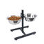 Leeby - Gamelles XL en Inox avec Support Ajustable pour chien - 2 x 3950 ml Indicateur image num&eacute;ro 1