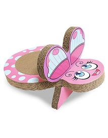 Croci - Griffoir Carton Dora Papillon pour Chats - 25x38x20cm