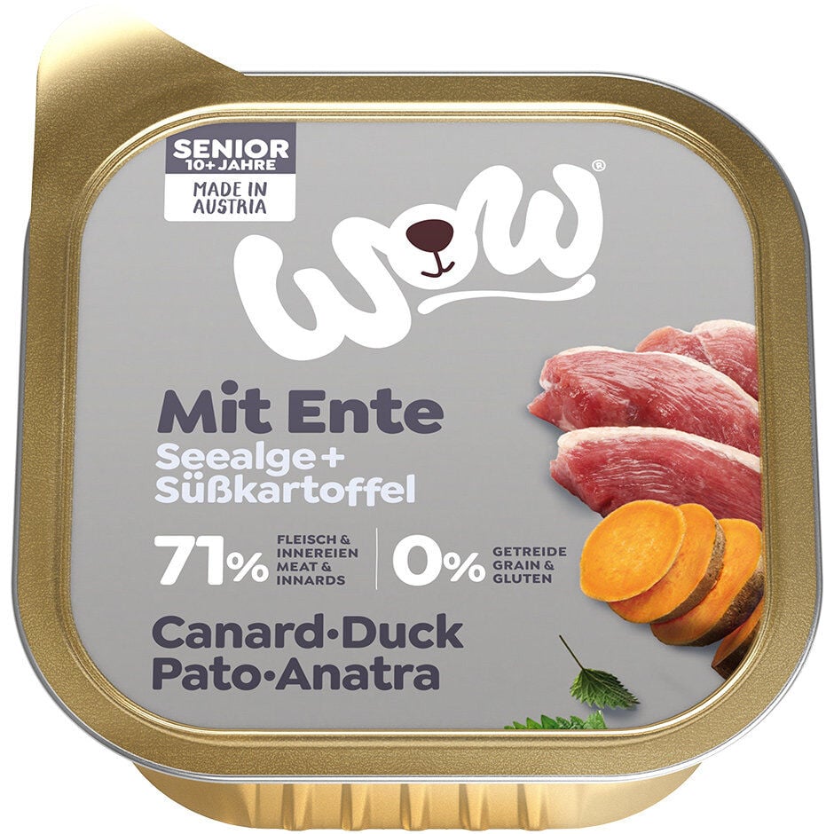 WOW - Reaps Complet Senior au Canard pour Chiens - 150g Image num&eacute;ro 1