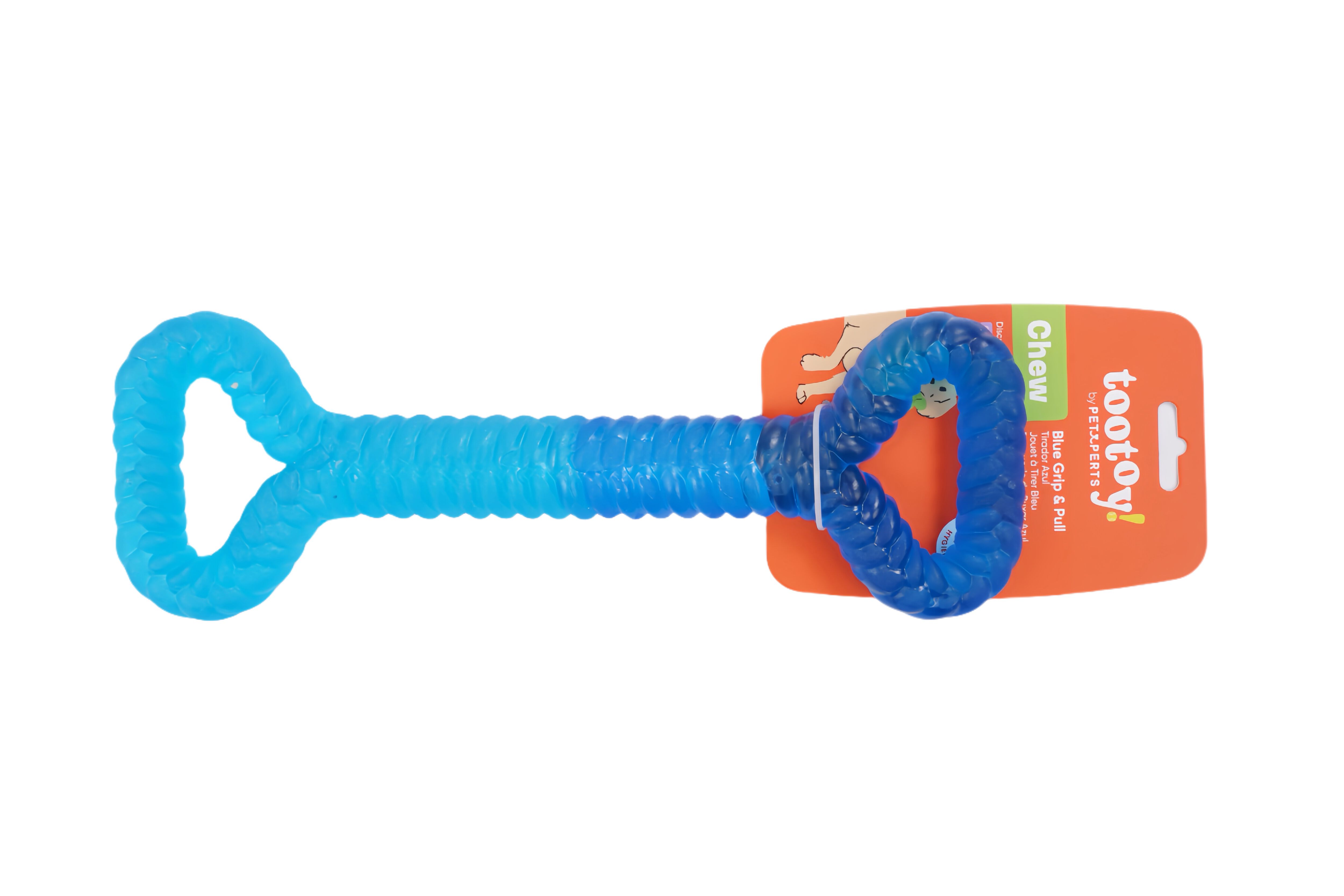 Tootoy! - Jouet &agrave; Tirer en Caoutchouc pour Chiens - Bleu Image num&eacute;ro 1