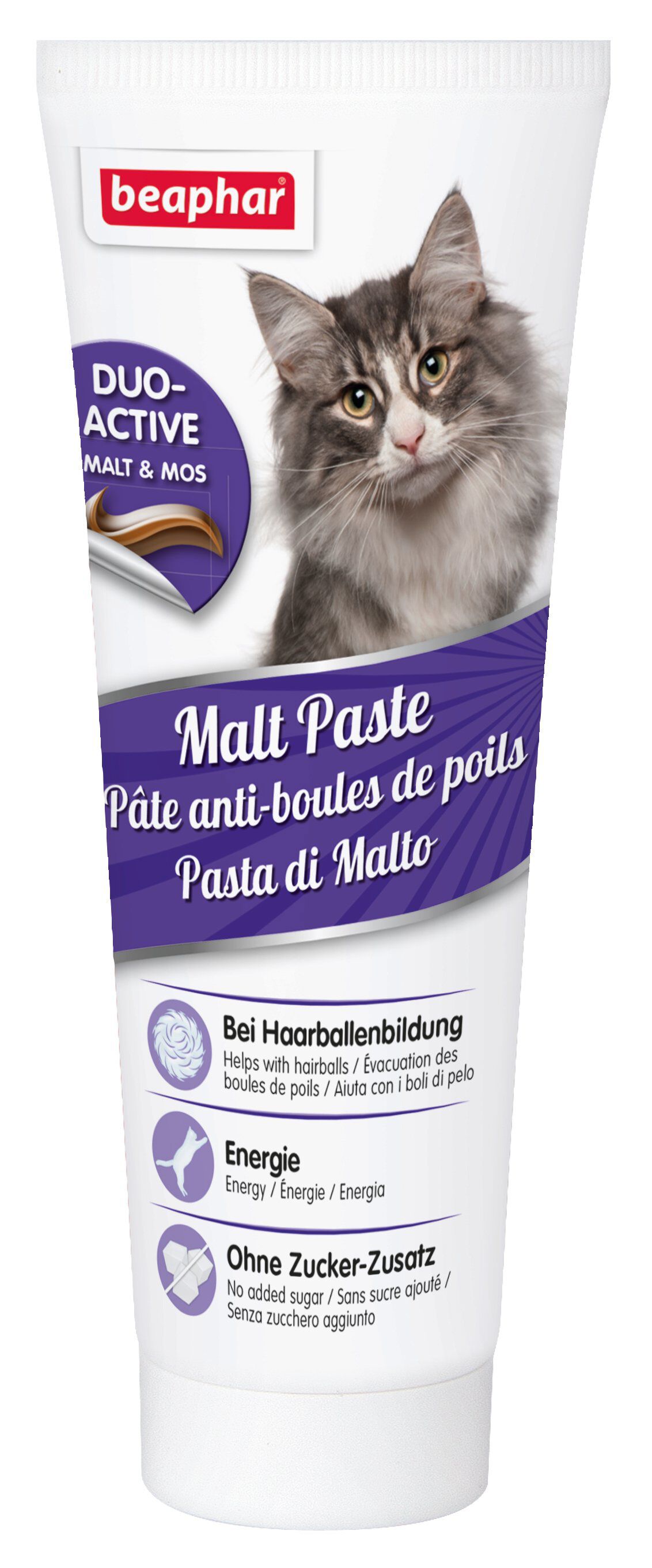 Beaphar - P&acirc;te Anti-boules de poils au Malt pour Chats - 250 g Image num&eacute;ro 1