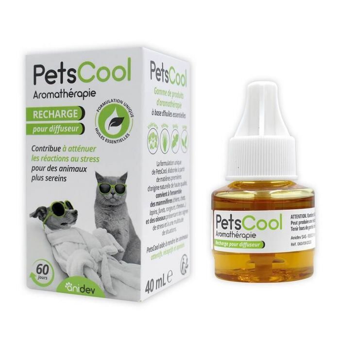Anidev - Recharge Petscool Diffuseur Electrique Anti-Stress pour Animaux - 40ml Image num&eacute;ro 1