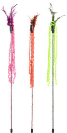 Flamingo - Jouet Canne à Pêche + Boucles pour Chats - 42cm