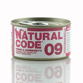 Natural Code - Mélange de Thon et Crevettes 09 pour Chats - 85g