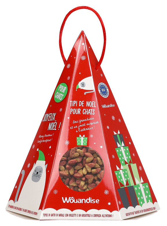 Wouapy - Tipi Surprise de Noël pour Chat Image numéro 1 Wouapy - Tipi Surprise de Noël pour Chat Image numéro 1