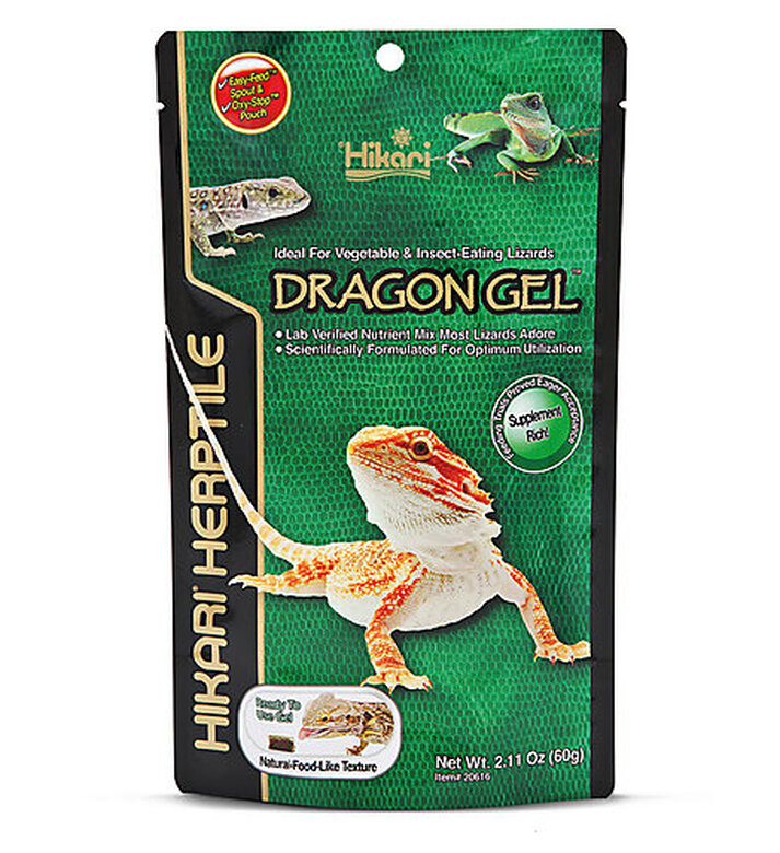 Hikari - Aliment Dragongel en Gelée pour Reptiles - 60g image number null