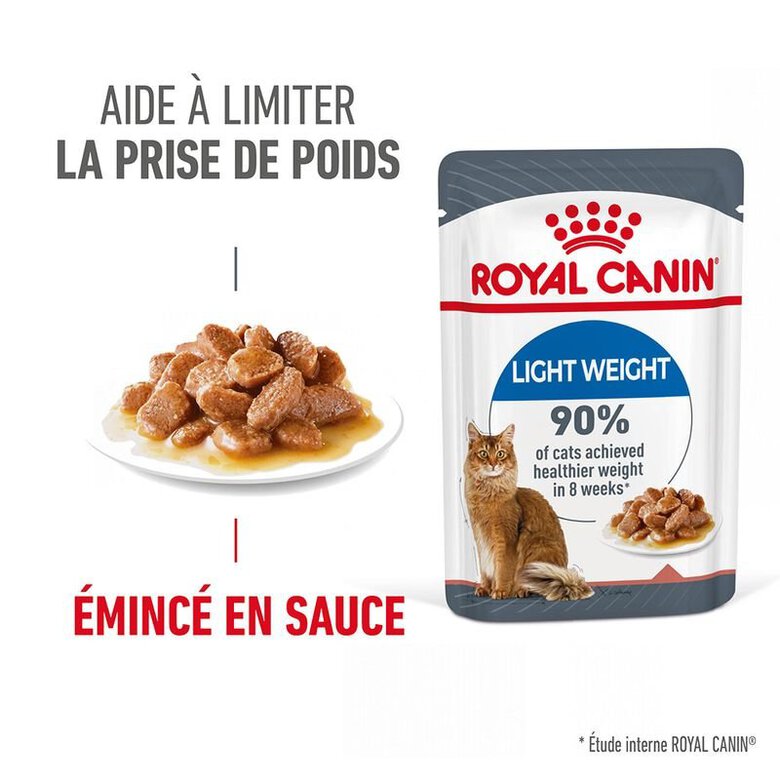 Royal Canin - Sachet Ultra Light en Sauce pour Chat - 12x85g image number null