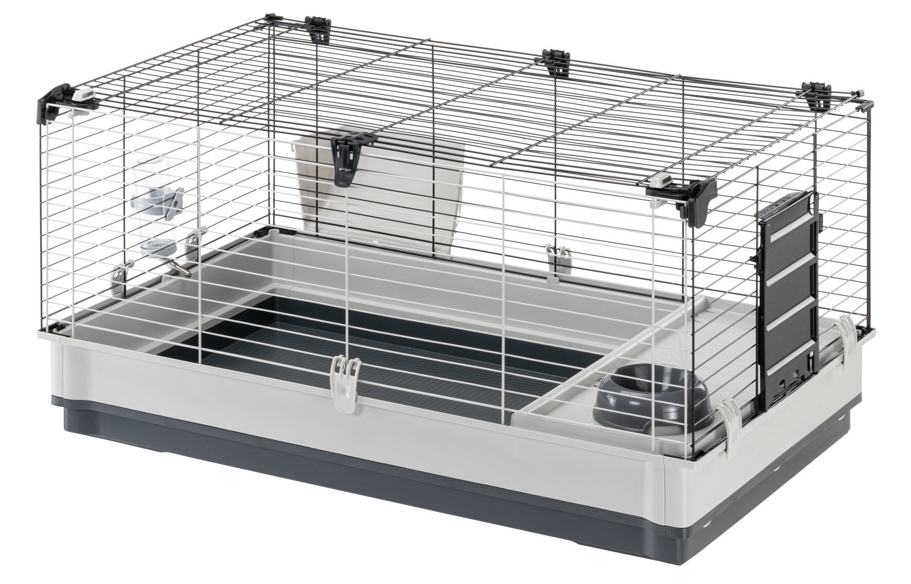 Ferplast - Cage Krolik Large Gris pour Lapin - 100cm Image num&eacute;ro 1