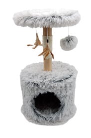 Wouapy - Arbre a chat moelleux kitty rond - ICE