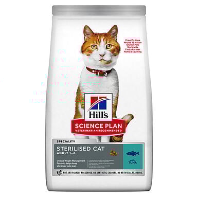 Hill's - Feline Young Sterilised Cat Adult Thon pour Chat