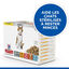 Hill's Science Plan - Sterilised Cat Multipack 12 Sachets Repas Pour Chat Stérilisé 4 Saveurs -12x85g Indicateur image numéro 2