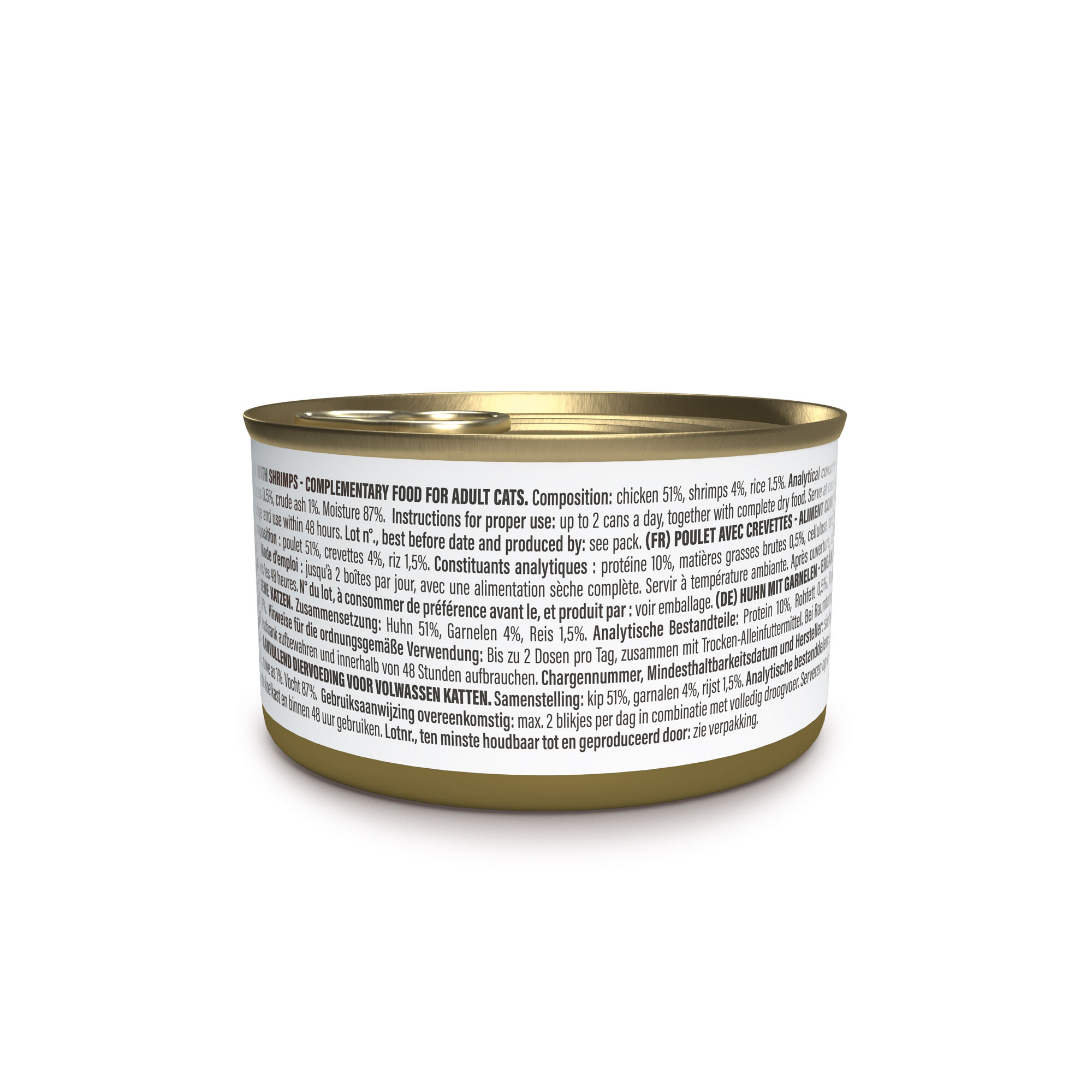 Schesir - P&acirc;t&eacute;e en Gel&eacute;e Poulet Et Crevettes En Bouillon Pour Chats - 70g Image num&eacute;ro 2