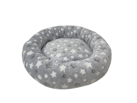 Leeby - Donut Imprim&eacute;s Etoiles pour chat - Gris