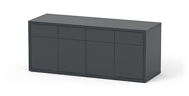 Aquatlantis - Meuble SUBLIME 200 Anthracite pour Aquarium - 200x70x83cm