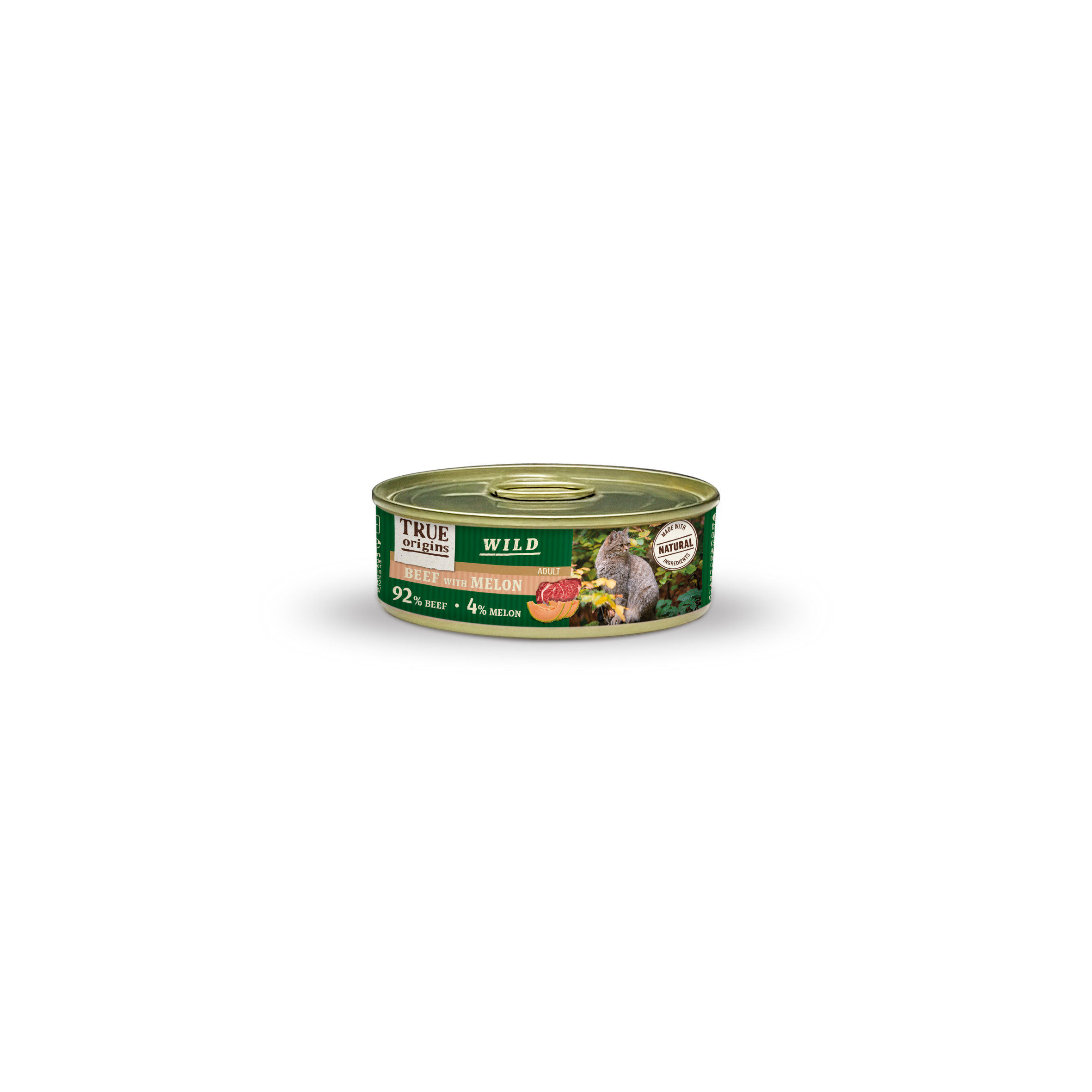 True Origins Wild - P&acirc;t&eacute;e au B&oelig;uf & Melon pour Chats Adultes - 85G Image num&eacute;ro 1
