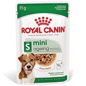 Royal Canin - Sachets Mini Ageing 12+ en Sauce pour Chien - 12X85g