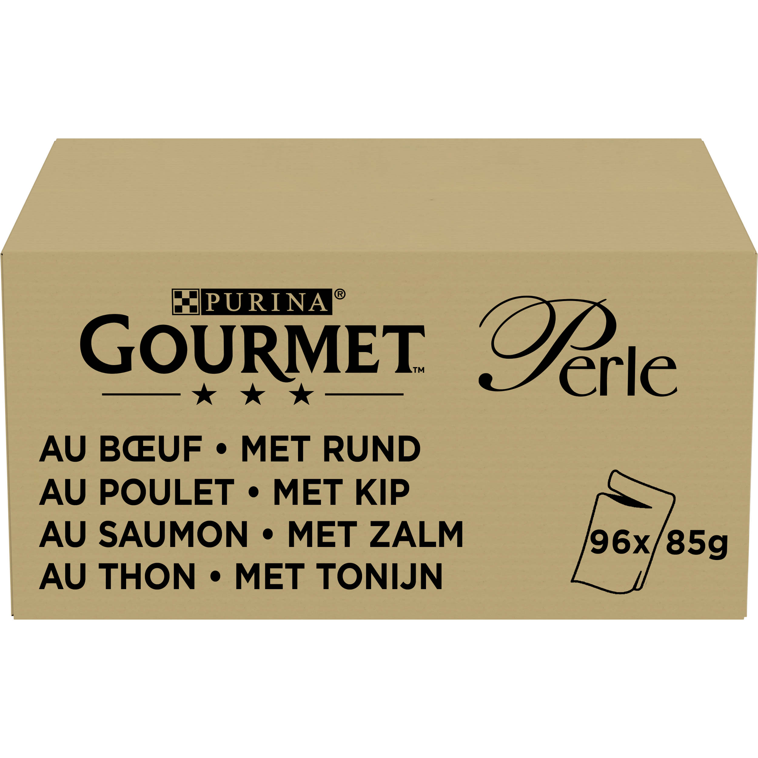 Gourmet - Sachets Repas PERLE Les Filettines Viandes & Poissons pour Chats - 96x85g Image num&eacute;ro 1