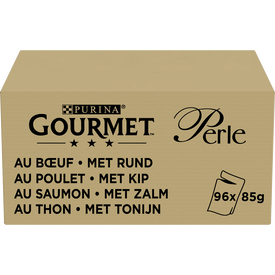 Gourmet - Sachets Repas PERLE Les Filettines Viandes & Poissons pour Chats - 96x85g