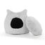 Leeby - Igloo Extra Doux pour Chats - Gris Indicateur image numéro 5