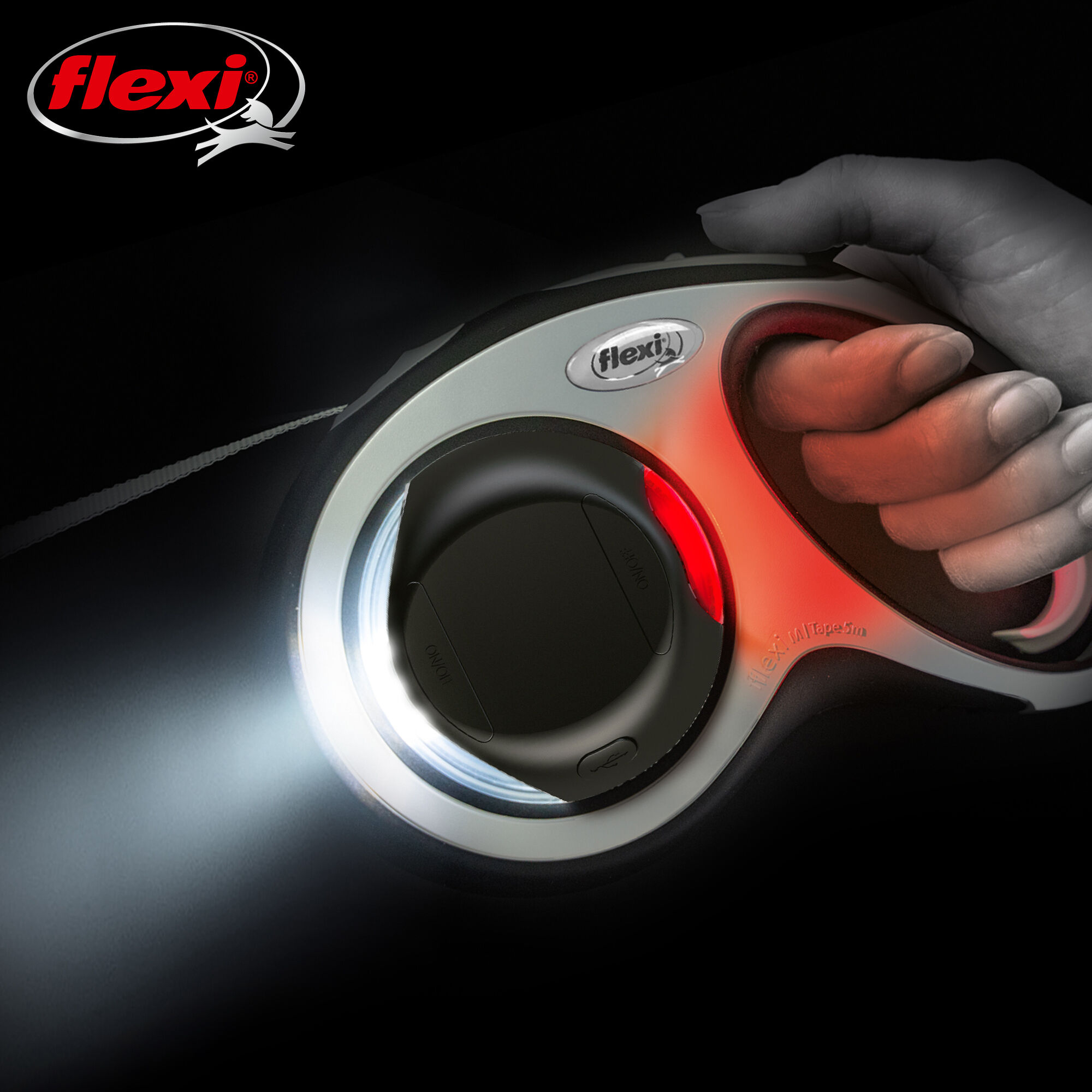 Flexi - Syst&egrave;me d'Eclairage Led Lighting System pour Laisses &agrave; Enrouleur Image num&eacute;ro 5