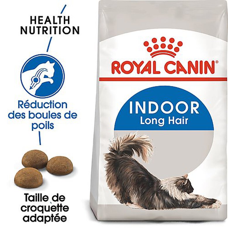 Royal Canin - Croquettes Indoor Long Hair pour Chat image number null