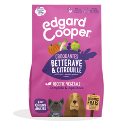 Edgard & Cooper - Croquettes Végétales Betterave et Citrouille pour Chien - 2,5Kg
