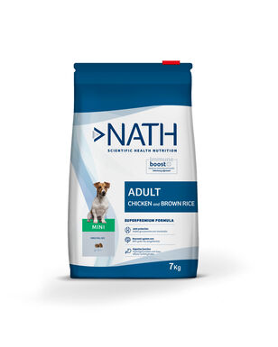 Nath - Croquettes Mini Adult au Poulet Pour Chien - 7Kg