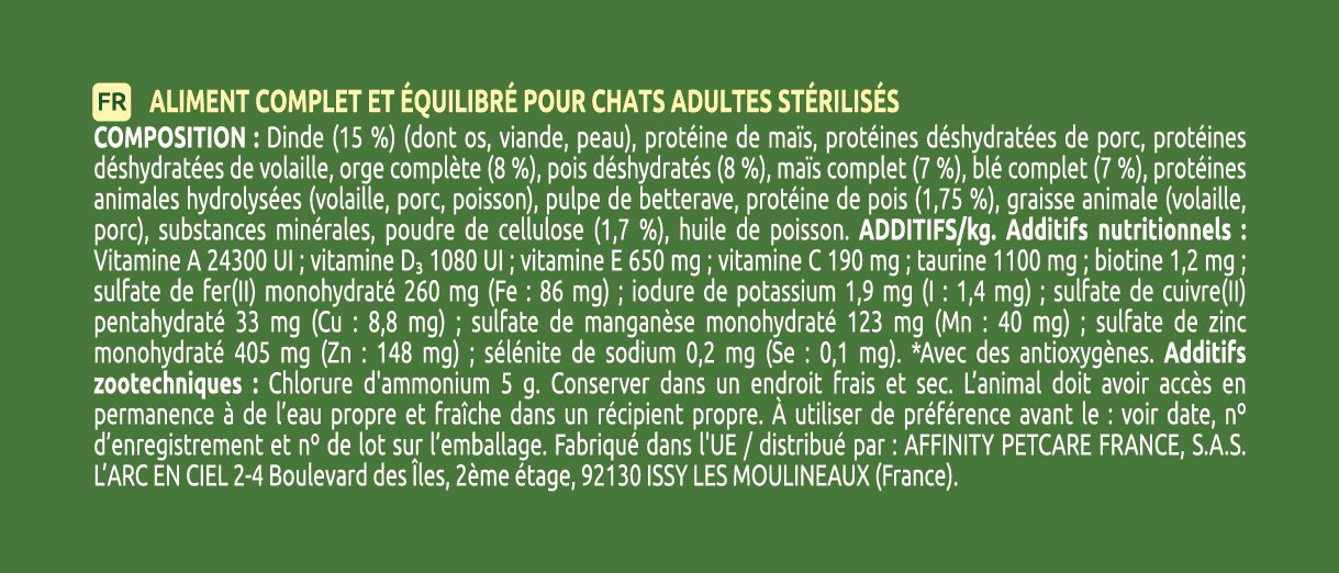 Ultima - Croquettes Chat St&eacute;rilis&eacute; d'int&eacute;rieur - 3 kg Image num&eacute;ro 4
