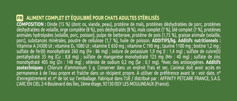Ultima - Croquettes Chat Stérilisé d'intérieur - 3 kg Image numéro 4 Ultima - Croquettes Chat Stérilisé d'intérieur - 3 kg Image numéro 4