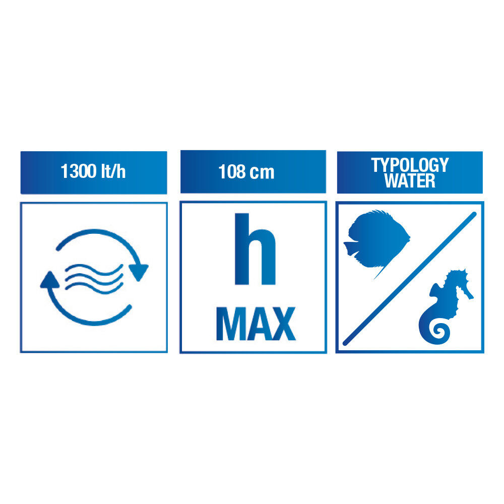 Amtra - Pompe Stream pour Aquarium - 1300L/H Image num&eacute;ro 3