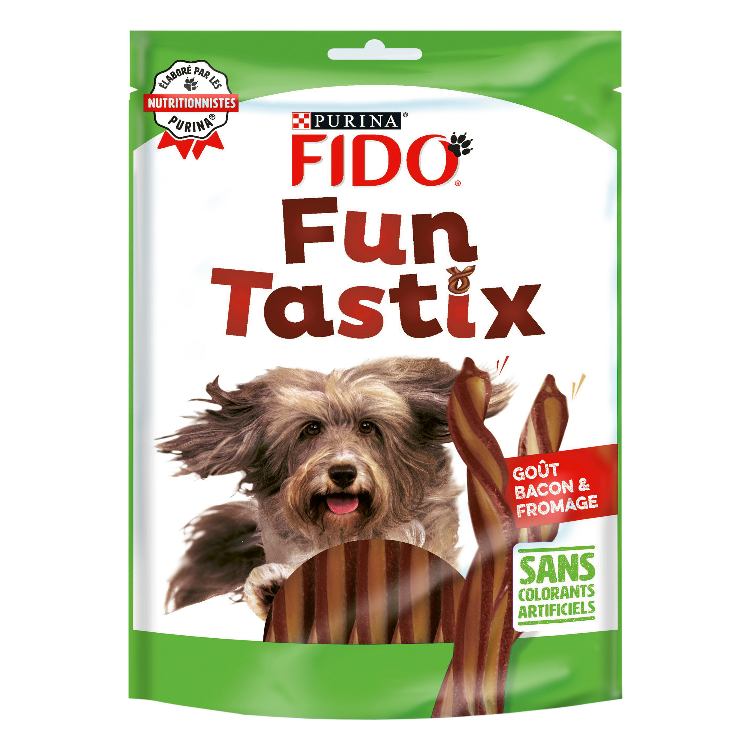 Fido - Friandises Funtastix Bacon et Fromage pour Chien - 150g Image num&eacute;ro 1