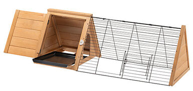 Ferplast - Clapier Twingloo pour Lapins - 51x120x43cm