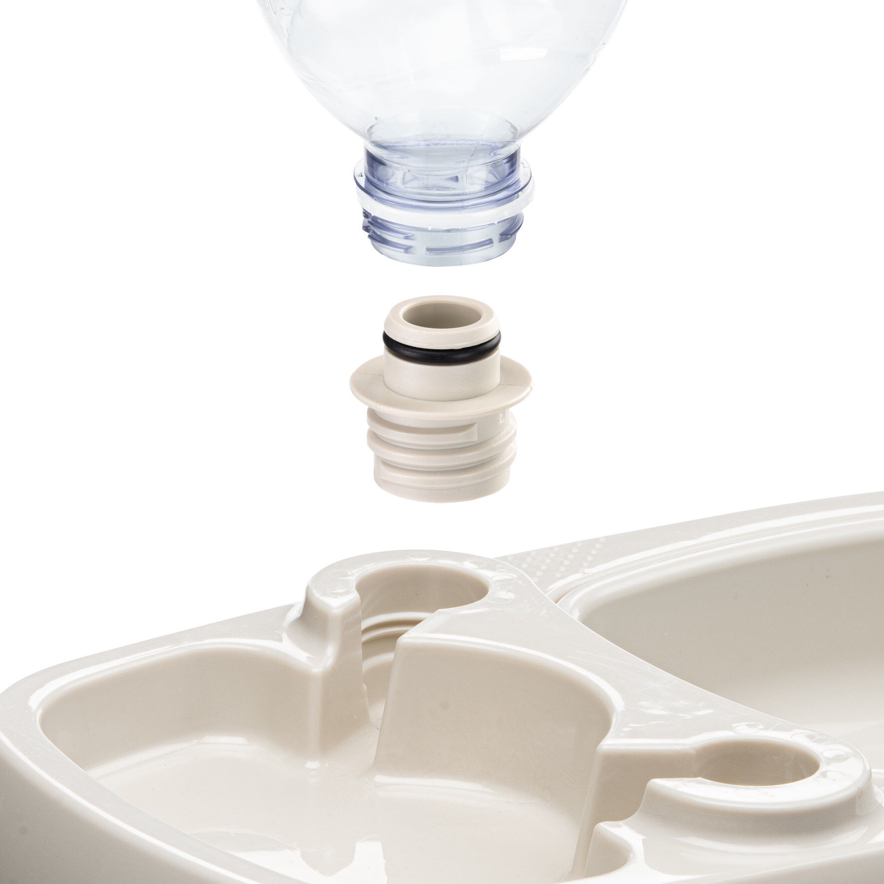 Ferplast - Distributeur Double d Eau et Croquettes Bouteille pour Chiens Image num&eacute;ro 5