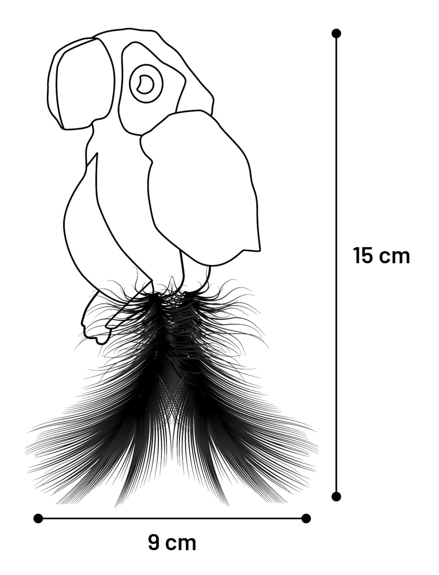 Flamingo - Jouet Zingo Perroquet Rouge pour Chats - Image num&eacute;ro 2