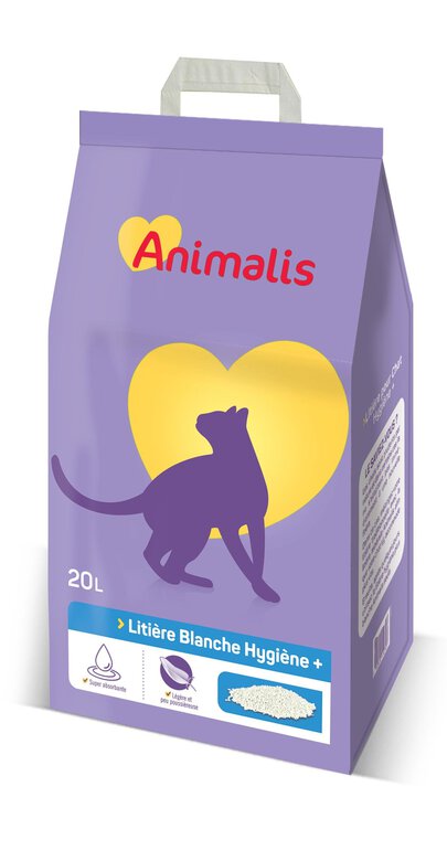 Animalis - Litière Hygiène Plus Blanche - 20L Image numéro 1 Animalis - Litière Hygiène Plus Blanche - 20L Image numéro 1