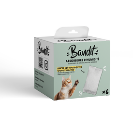 Bandit - Sachets Asorbeurs Humidité pour Distributeur Croquettes - x6