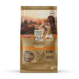 True Origins Pure- Croquettes Hairball pour Chat Adulte Stérilisé - 2kg True Origins Pure- Croquettes Hairball pour Chat Adulte Stérilisé - 2kg