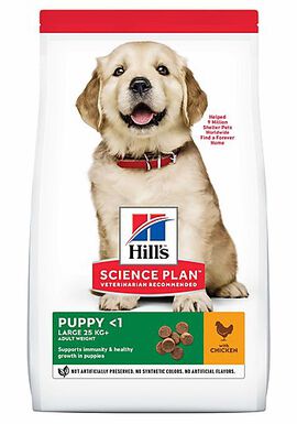 Hill's - Canine Puppy Large Breed Poulet pour Chiot - 12Kg