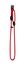 Animalis - Laisse Corde 1/2 Étrangleur de 160cm pour Chien - Rouge Indicateur image numéro 1