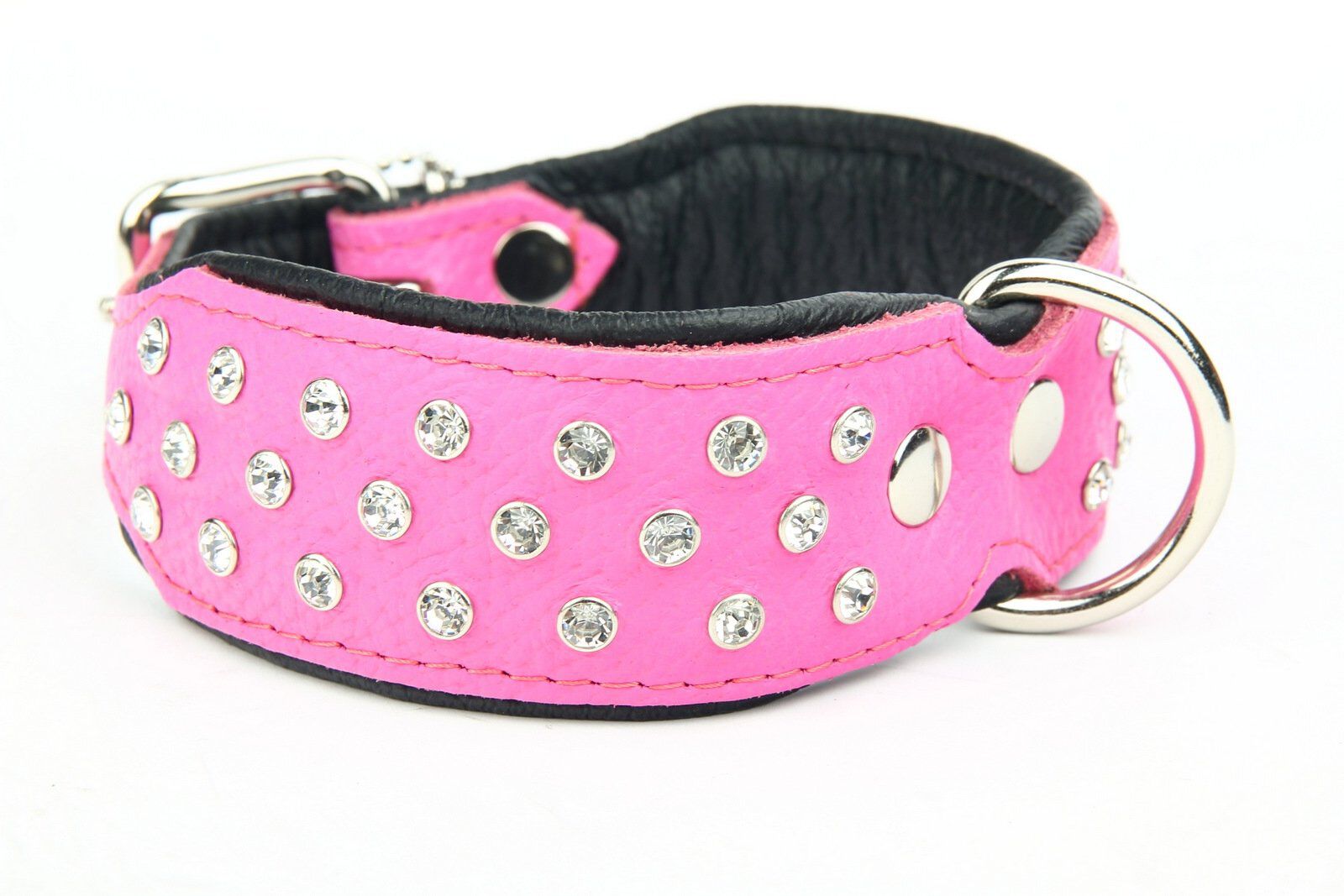 Yogipet - Collier Crystal D&eacute;co pour Chien Rose - T65 51/60cm Image num&eacute;ro 3