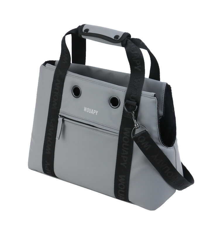 Wouapy - Sac de Transport Cabas 40x18x29cm - Gris Image numéro 1 Wouapy - Sac de Transport Cabas 40x18x29cm - Gris Image numéro 1