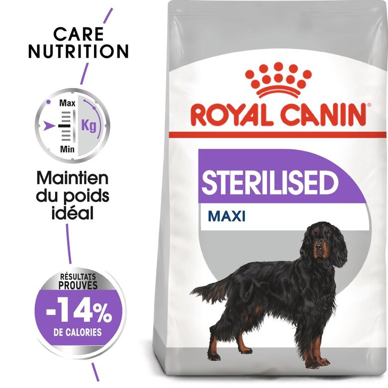 Royal Canin - Croquettes Maxi Sterilised pour Chien Adulte Stérilisé - 3Kg Image numéro 1 Royal Canin - Croquettes Maxi Sterilised pour Chien Adulte Stérilisé - 3Kg Image numéro 1