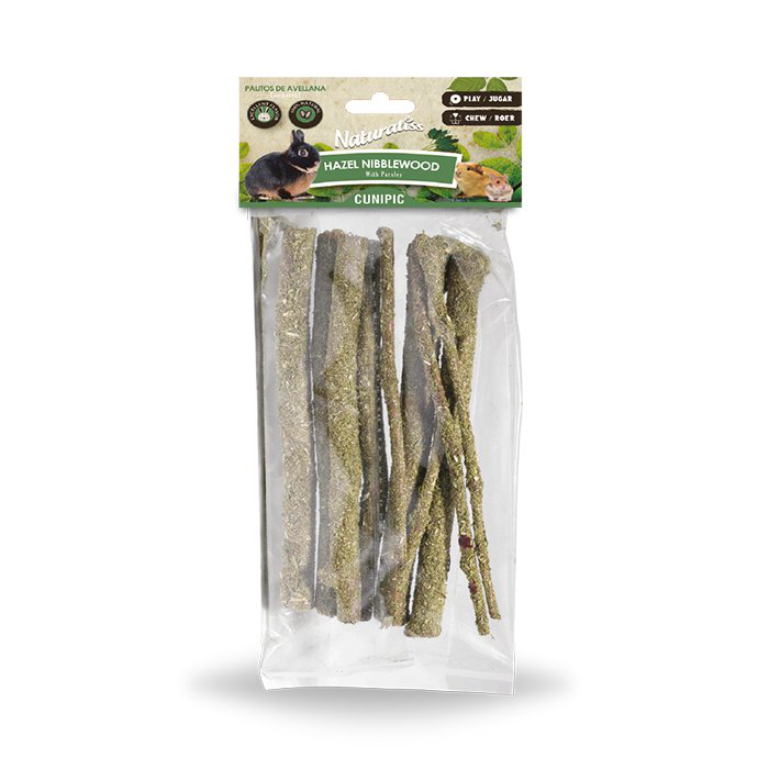 Cunipic - Bois de Noisetier Naturaliss au Persil - 50g Image num&eacute;ro 1