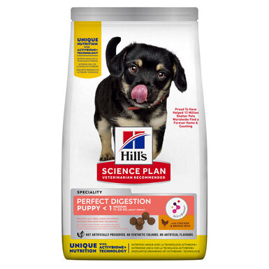 Hill's Science Plan Puppy Perfect Digestion croquettes pour chiot 12kg