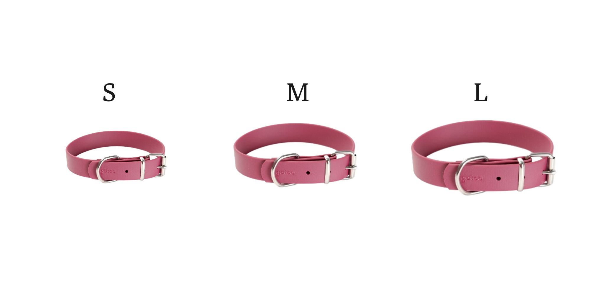 Gotoo - Collier Premium Biotane Bordeaux pour Chien - S Image num&eacute;ro 5