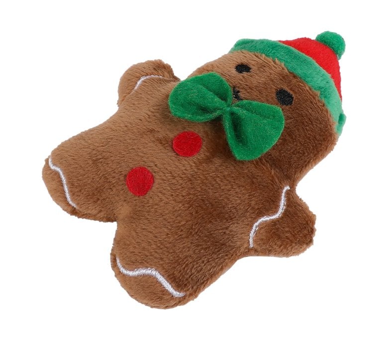 Wouapy - Jouet Biscuit de Noël en Tissu pour Chat - 11cm Image numéro 1 Wouapy - Jouet Biscuit de Noël en Tissu pour Chat - 11cm Image numéro 1
