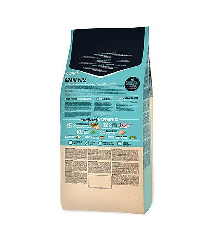 Ownat - Croquettes Grain Free Sterilized au Poisson pour Chats - 8Kg Image num&eacute;ro 2