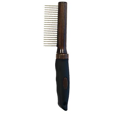 Croci - Peigne BARBERSHOP Dents Moyennes pour Chien et Chat - 21x2.5x4cm