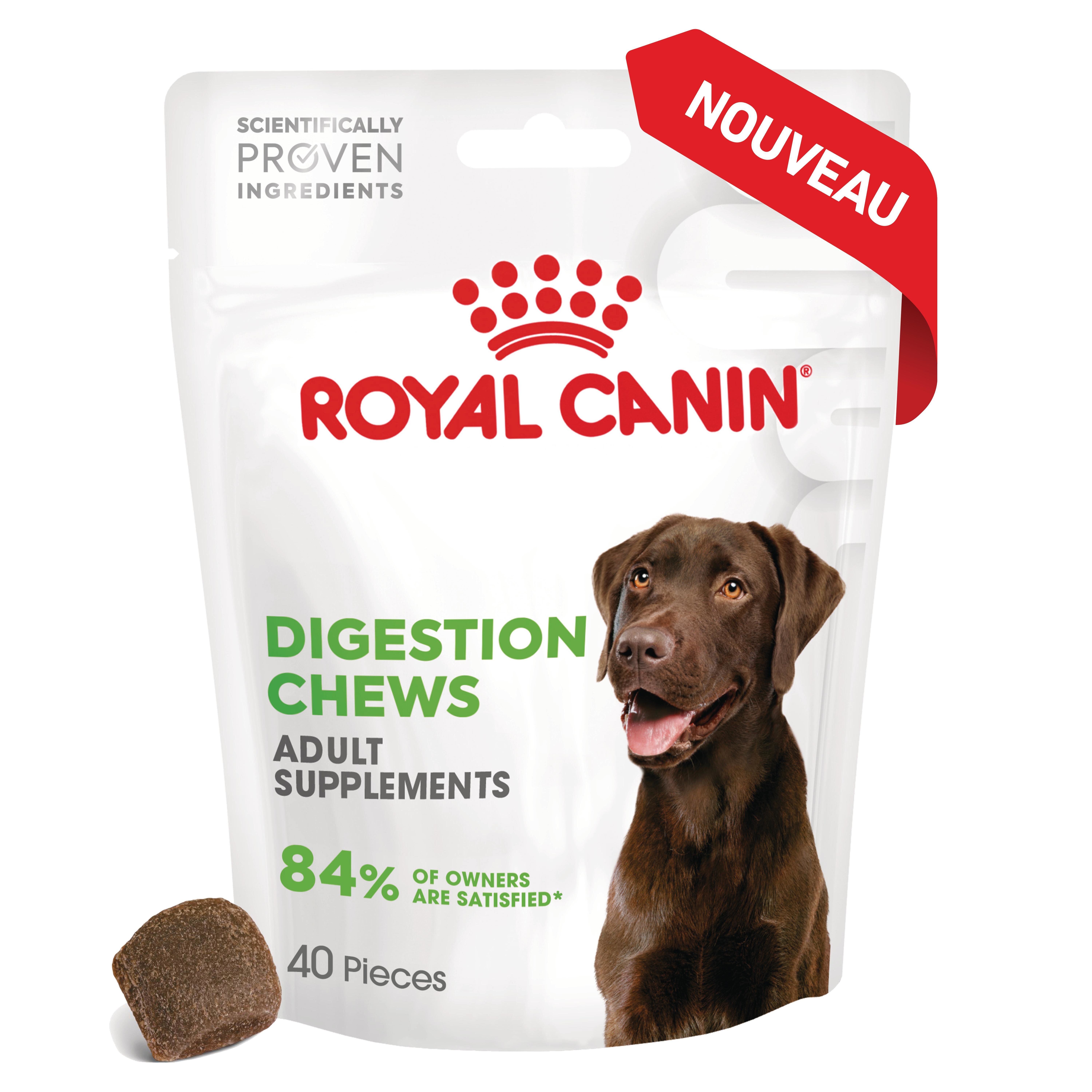 Royal Canin - Aliment Compl&eacute;mentaire Adult Digestion Chews pour Chiens - 160g Image num&eacute;ro 2