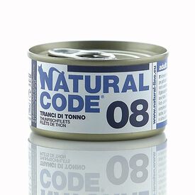 Natural Code - Filets de Thon 08 pour Chats - 85g